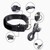 Plaid Pattern Rechargeable LED Glow Light Leads Pet Dog Collar for Small Medium Dogs, Size:S(Red)