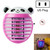 Cute Household Mosquito Killer Lamp LED Light Anti Mosquito Bug Zapper Insect Muggen Killer Night Light Colorful US Plug(Red)
