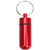 10 PCS Portable Sealed Waterproof Aluminum Alloy First Aid Pill Bottle with Keychain(Red)