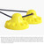 Pet Supplies Powerful Suckers Dog Toys Molar Teeth Biting Balls Dog Biting Cotton Rope Toys(Bright Yellow)