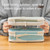 Angoo Macaron Double-layer Retractable Large-capacity Pencil Case Stationery Box(Green)