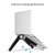 Tablet PC Laptop Desktop Bracket Cooling Triangle Bracket(Black)