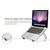 Tablet PC Laptop Desktop Bracket Cooling Triangle Bracket(Black)