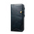 For iPhone 12 / 12 Pro Denior Oil Wax Cowhide Magnetic Button Genuine Leather Case(Dark Blue)