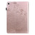 For Samsung Galaxy Tab A9+ Peacock Embossed Pattern Leather Tablet Case(Rose Gold)