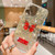 For iPhone 15 Pro Max Starry Sequin Rhinestones Butterfly Epoxy TPU Phone Case(Blue)