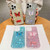 For iPhone 12 Pro Max Starry Sequin Rhinestones Butterfly Epoxy TPU Phone Case(Pink)