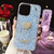 For iPhone 15 Pro Max Starry Sequin Diamond Heart Epoxy TPU Phone Case(Blue)