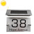 Large-18LEDs Two-color Light Stainless Steel Solar House Number Wall Light LED Address Indication Number Plate Large-18LEDs Two-color Light Stainless Steel Solar House Number Wall Light LED Address Indication Number Plate