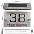 Large-18LEDs Two-color Light Stainless Steel Solar House Number Wall Light LED Address Indication Number Plate Large-18LEDs Two-color Light Stainless Steel Solar House Number Wall Light LED Address Indication Number Plate