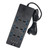 TB-T12 3000W 2m 4-USB Ports + 6-Jacks Multifunctional Flame-Retardant Socket With Switch(EU Plug)