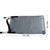 79 x 44cm Kids Airplane Seat Extender Portable Travel Seat Cushion(Black)