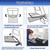 79 x 44cm Kids Airplane Seat Extender Portable Travel Seat Cushion(Black)