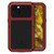 For iPhone 15 LOVE MEI Metal Shockproof Life Waterproof Dustproof Phone Case(Red)