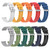 For Huawei Watch GT 42mm / 46mm Tire Pattern Silver Buckle Silicone Watch Band(Dark Green)