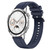 For Huawei Watch GT4 46mm Tire Pattern Silver Buckle Silicone Watch Band(Midnight Blue)