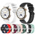 For Huawei Watch GT4 46mm Official Steps Style Silver Buckle Silicone Watch Band(Dark Green)