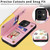 For iPhone 12 / 12 Pro Printed Double Buckle RFID Anti-theft Phone Case(Blossoming Flowers)