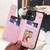 For iPhone 11 Printed Double Buckle RFID Anti-theft Phone Case(Pastoral Rose)