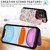For iPhone 11 Printed Double Buckle RFID Anti-theft Phone Case(Pastoral Rose)