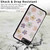 For iPhone 8 Plus / 7 Plus Printed Double Buckle RFID Anti-theft Phone Case(Blossoming Flowers)