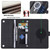 For iPhone 15 Plus ViLi GHB Series MagSafe Magnetic Zipper Leather Phone Case(Black)