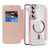 For Samsung Galaxy S22+ 5G Shield Magsafe RFID Anti-theft Rhombus Leather Phone Case(Pink) For Samsung Galaxy S22+ 5G Shield Magsafe RFID Anti-theft Rhombus Leather Phone Case(Pink)