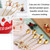 4pcs /Pack Christmas Stainless Steel Spoon And Fork Star Pendant Cutlery Gift Set, Specification: 304 Spoon Fork