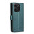 For iPhone 15 Pro PU Genuine Leather Texture Embossed Line Phone Case(Green)