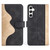 For Samsung Galaxy S24 5G Stitching Horizontal Flip Leather Phone Case(Black) For Samsung Galaxy S24 5G Stitching Horizontal Flip Leather Phone Case(Black)