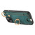 For iPhone 11 Pro Max Retro Skin-feel Ring Card Bag Phone Case with Hang Loop(Green)