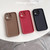 For iPhone 15 Pro Max Fine Hole Shockproof Frame Frosted TPU Phone Case(Brown)