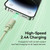 Baseus USB to 8 Pin Fast Charging Data Cable, Cable Length:2m(Green)