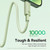 Baseus USB to 8 Pin Fast Charging Data Cable, Cable Length:2m(Green)