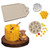 Honeycomb Block Textured Silicone Mold Bee Fondant Chocolate Cake Mold, Speci: Mk-2373 Light Gray