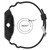 For Google Pixel Watch 2 Integrated Fully Enclosed Silicone Watch Band(Transparent Black)