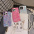 For iPhone 15 Pro Shell Texture Crossbody Pearl Chain TPU Hybrid Acrylic Phone Case(Purple)