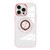 For iPhone 15 Pro Magnetic Rotating Ring Holder Acrylic Phone Case(Pink)