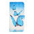 For iPhone 7 / 8 / SE 2022 Oil Embossed 3D Drawing Leather Phone Case(3 Butterflies)