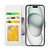 For iPhone 15 Plus Oil Embossed 3D Drawing Leather Phone Case(Stitching Marble)