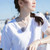 Women Fashion S925 Sterling Silver English Alphabet Pendant Necklace, Style:Y