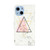 For iPhone 13 mini Oil Embossed 3D Drawing Leather Phone Case(Triangular Marble)