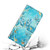 For iPhone 13 Pro Max Oil Embossed 3D Drawing Leather Phone Case(Blue Butterflies)