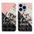 For iPhone 15 Pro Max Oil Embossed 3D Drawing Leather Phone Case(Stitching Marble)