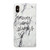 For iPhone X / XS Oil Embossed 3D Drawing Leather Phone Case(Words Marble)