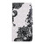 For iPhone 15 Pro Oil Embossed 3D Drawing Leather Phone Case(Lace Flower)