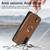 For Samsung Galaxy A33 5G Cross Leather Ring Vertical Zipper Wallet Back Phone Case(Brown)