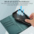 For Samsung Galaxy S23 Ultra 5G PU Genuine Leather Texture Embossed Line Phone Case(Green)