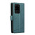 For Samsung Galaxy S20 Ultra PU Genuine Leather Texture Embossed Line Phone Case(Green)
