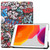 For iPad 10.2 2021 / 2020 / 2019 Colored Drawing Horizontal Flip Leather Case with Three-folding Holder & Sleep / Wake-up Function(Graffiti)